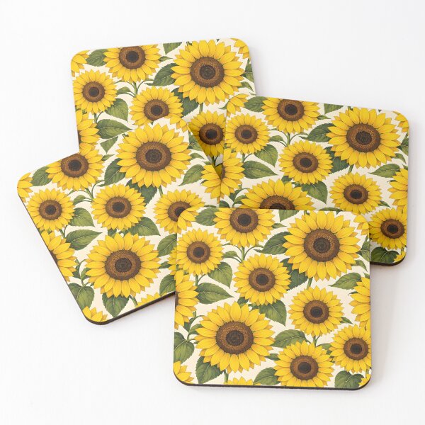 Item preview, Golden Sunflower Garden Pattern designed and sold by Sybille-Yates.