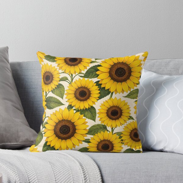 Item preview, Golden Sunflower Garden Pattern designed and sold by Sybille-Yates.