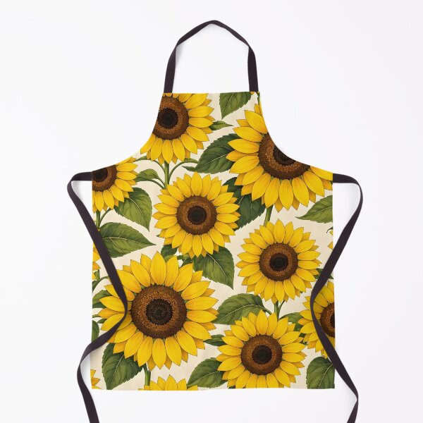Item preview, Golden Sunflower Garden Pattern designed and sold by Sybille-Yates.