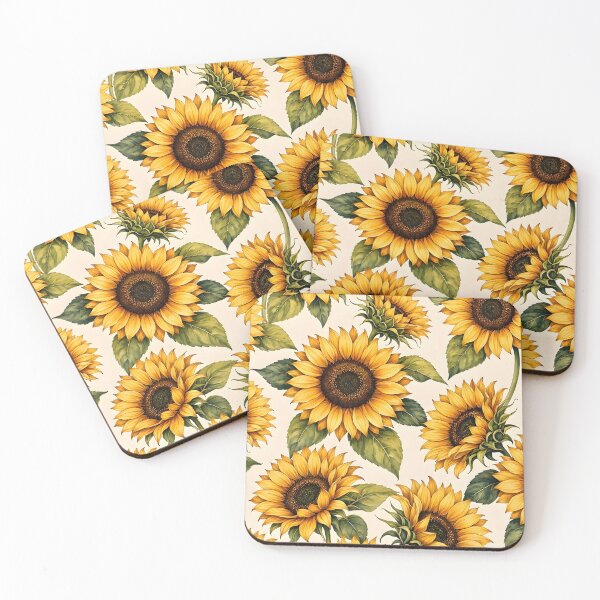 Item preview, Golden Sunflower Garden Pattern designed and sold by Sybille-Yates.