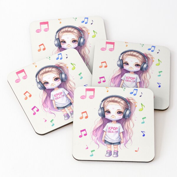 Item preview, Korean Beauty & K-Pop chibi girl designed and sold by LiskoDesign.