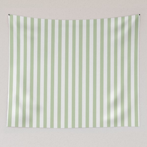 Item preview, Sage green vertical stripe pattern designed and sold by RishabhArts1.