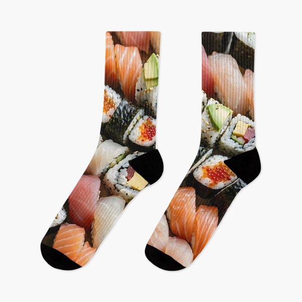 Item preview, Fresh Sushi Platter Pattern designed and sold by Sybille-Yates.