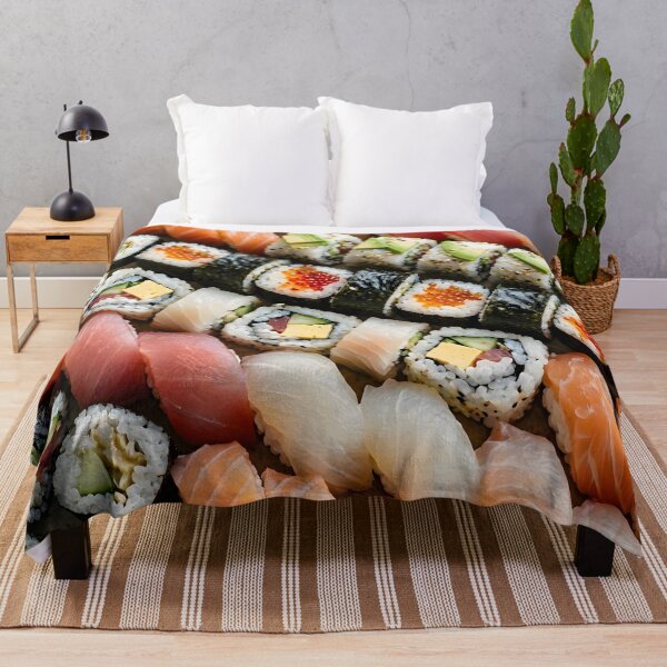 Item preview, Fresh Sushi Platter Pattern designed and sold by Sybille-Yates.
