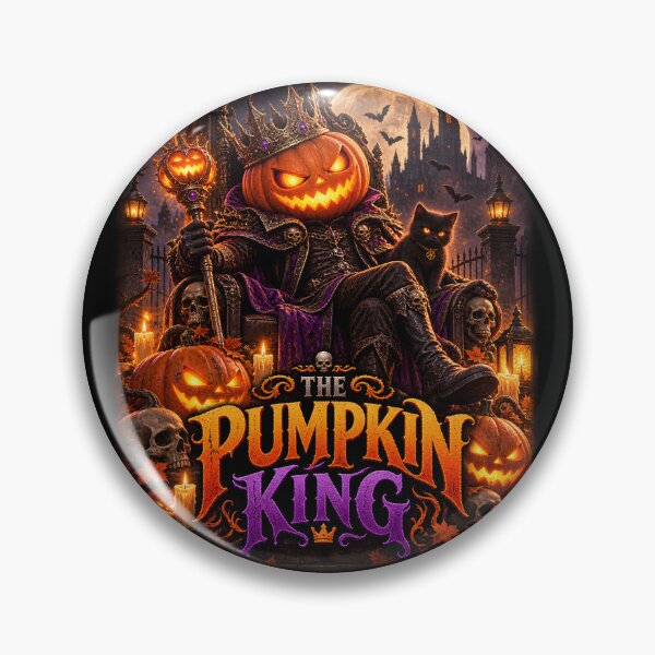 Item preview, The Pumpkin King Gothic Halloween designed and sold by Dovarune.