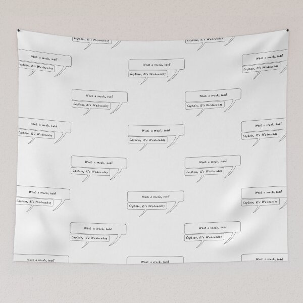 Item preview, What A Week Huh Speech Bubble designed and sold by rayan-beaoins.