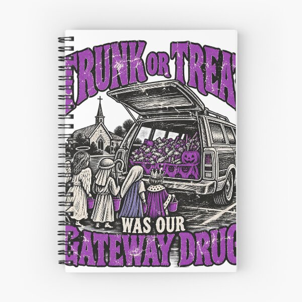 Item preview, Trunk Or Treat Was Our Gateway Drug Funny Exvangelical Halloween Shirt designed and sold by GloryandFame.