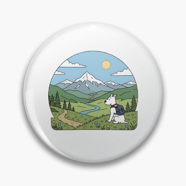 Item preview, The Peaceful Explorer Adventurous White Terrier designed and sold by rayan-beaoins.