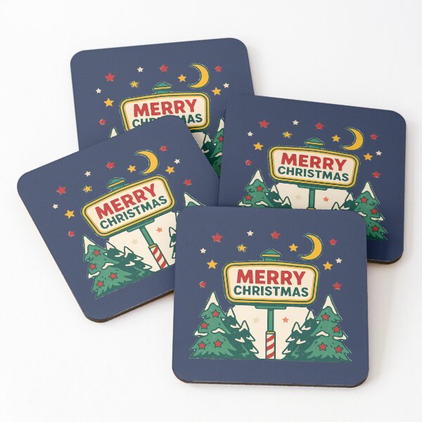 Item preview, Vintage 1950s Merry Christmas road sign designed and sold by LV-creator.
