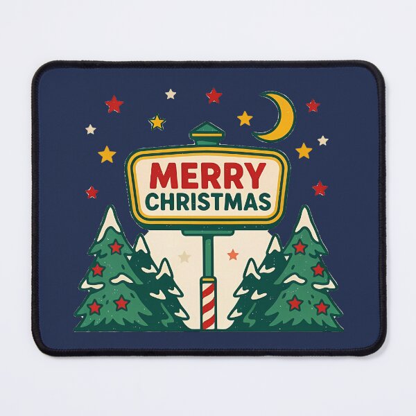Item preview, Vintage 1950s Merry Christmas road sign designed and sold by LV-creator.