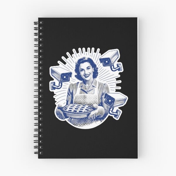 Item preview, Housewife Holding Pie Surrounded By Security Cameras designed and sold by ArtSantosv.