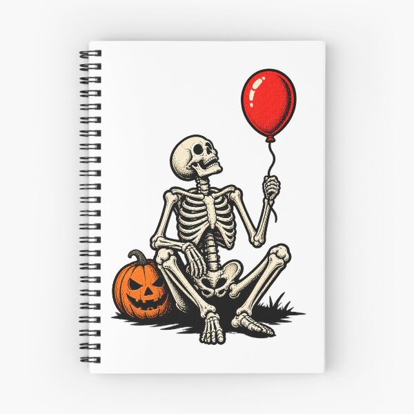 Item preview, Funny Skeleton Halloween Design with Red Balloon and Humorous Quote LIMITED EDITION designed and sold by Zhsarc.