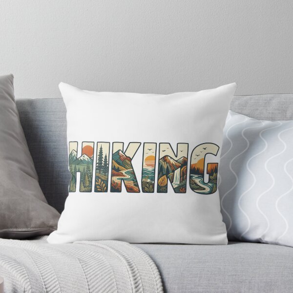Item preview, Vintage Hiking Adventure - Retro Wilderness Outdoors Graphic designed and sold by Shopeon Designs.