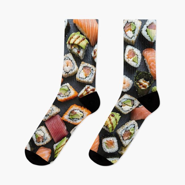 Item preview, Fresh Sushi Platter Pattern designed and sold by Sybille-Yates.