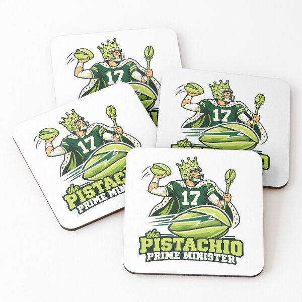 Item preview, The Pistachio Prime Minister – Funny Football QB 17 designed and sold by blizzard77.