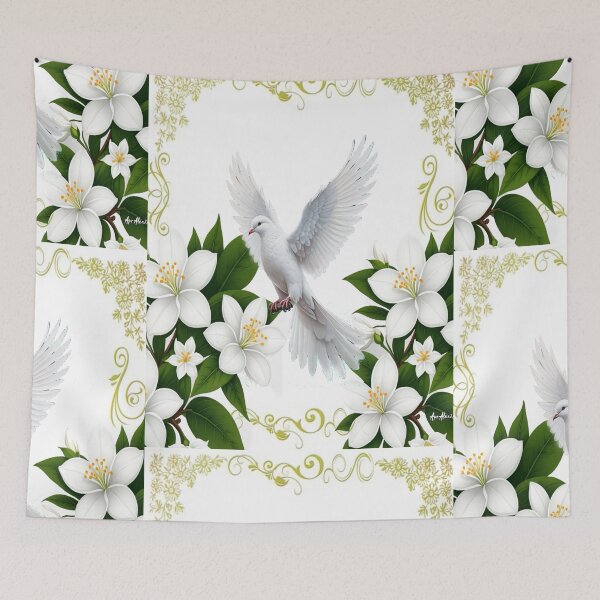 Item preview, Dove in the Jasmine Garden… designed and sold by MoonChild67.