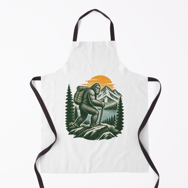 Item preview, Bigfoot Holiday Adventure in Jasper National Park Scenic Wilderness Design ⭐⭐⭐⭐⭐ designed and sold by YasserHr.