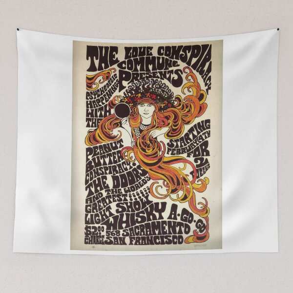 Item preview, The Doors Original Custom Vintage Music Band Tee Unique Poster Wall Art designed and sold by Cool Robot Bro..