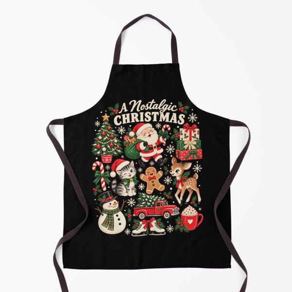 Item preview, Nostalgic Christmas, Vintage Retro Holiday Aesthetic, Classic Old Fashioned Xmas, Cozy Festive Winter Vibes designed and sold by Quiajia.