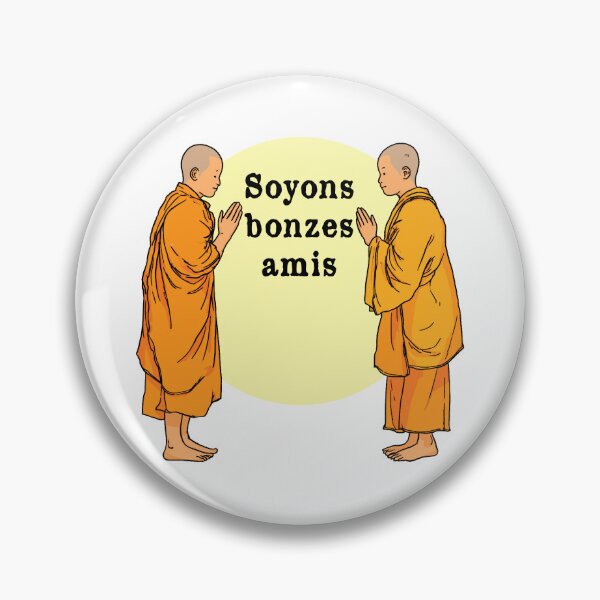 Item preview, LET'S BE BONZES, FRIENDS! - ZEN AND FRIENDSHIP designed and sold by francoisville.