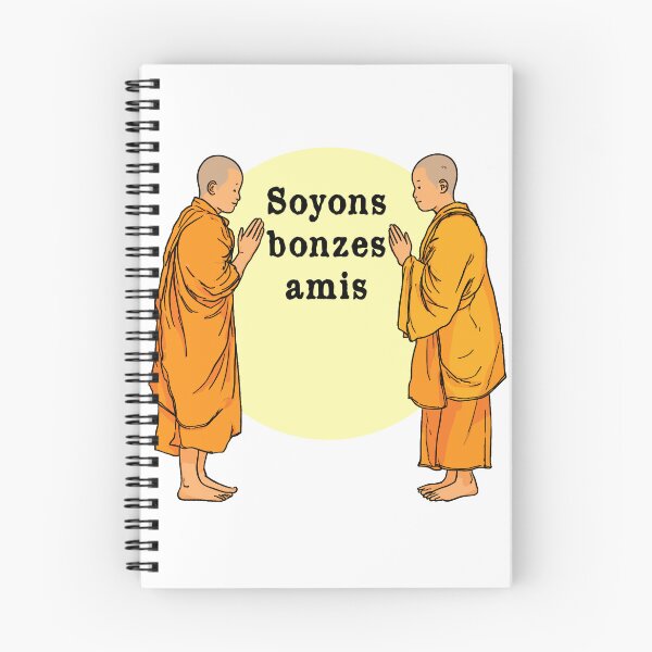 Item preview, LET'S BE BONZES, FRIENDS! - ZEN AND FRIENDSHIP designed and sold by francoisville.