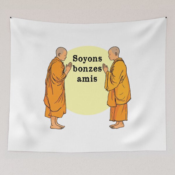 Item preview, LET'S BE BONZES, FRIENDS! - ZEN AND FRIENDSHIP designed and sold by francoisville.