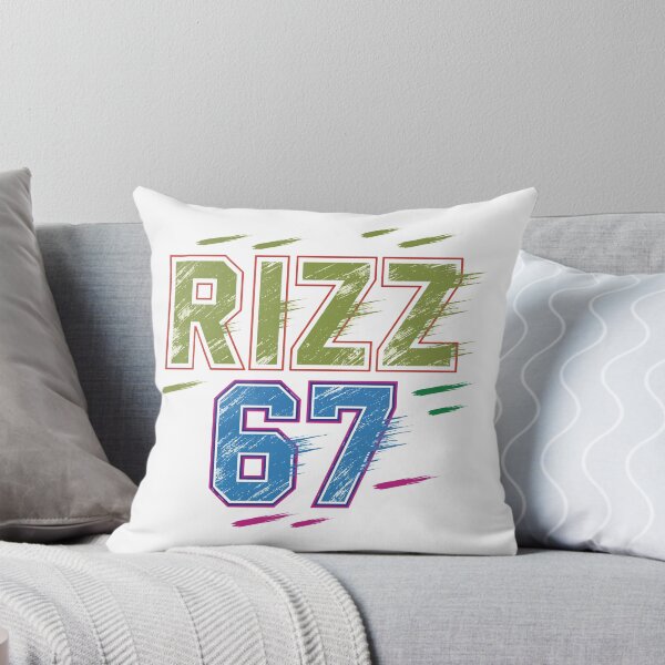 Item preview, Rizz Level 67 Neon Typography Graphic designed and sold by ArtSantosv.