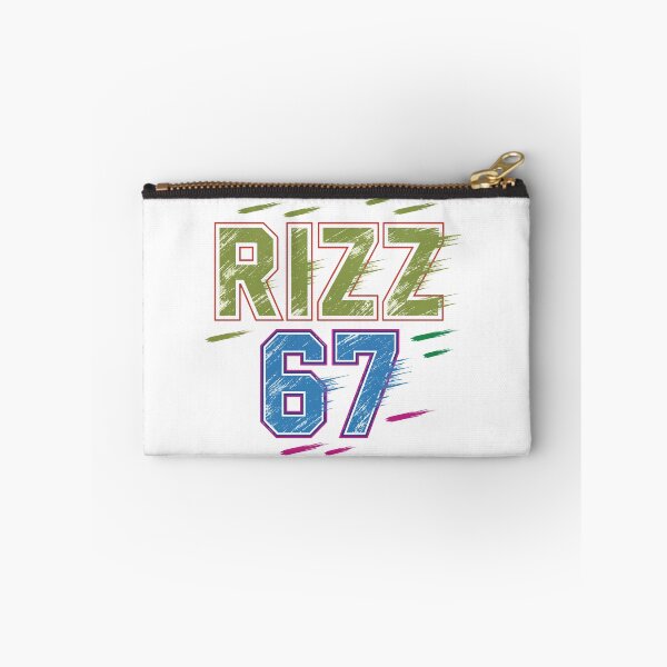Item preview, Rizz Level 67 Neon Typography Graphic designed and sold by ArtSantosv.