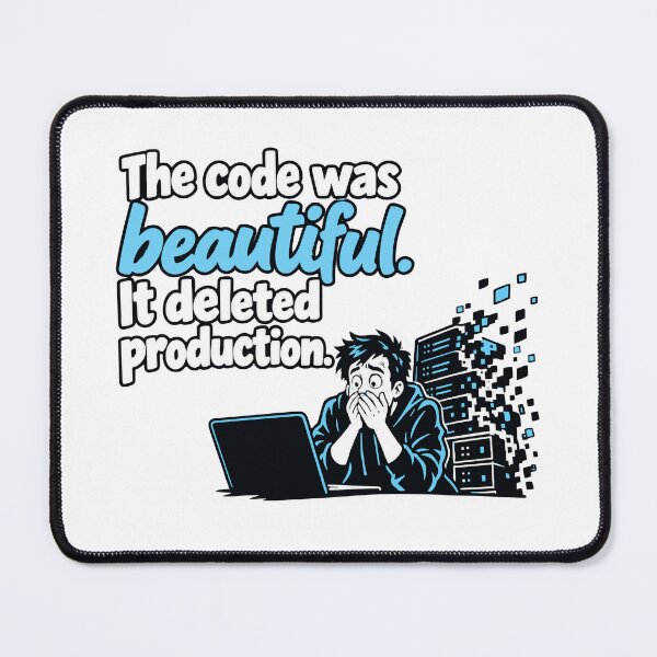 Item preview, The Code Was Beautiful It Deleted Production Comic designed and sold by ThreadQuirk.