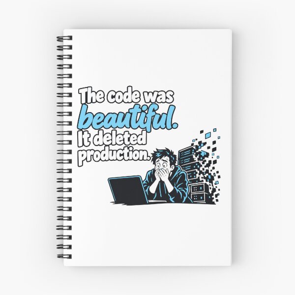 Item preview, The Code Was Beautiful It Deleted Production Comic designed and sold by ThreadQuirk.