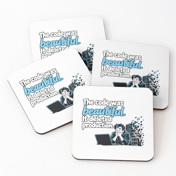 Item preview, The Code Was Beautiful It Deleted Production Comic designed and sold by ThreadQuirk.