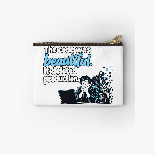 Item preview, The Code Was Beautiful It Deleted Production Comic designed and sold by ThreadQuirk.