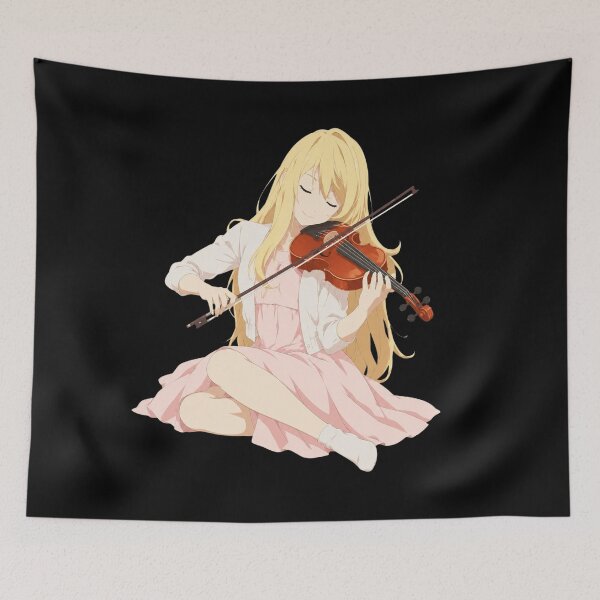 Item preview, Your Lie In April Kaori Miyazono Half Body Retro designed and sold by IrideBelardo.