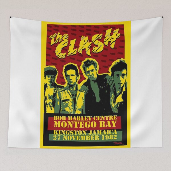 Item preview, The Clash Original Custom Vintage Music Band Tee Unique Poster Wall Art designed and sold by Cool Robot Bro..