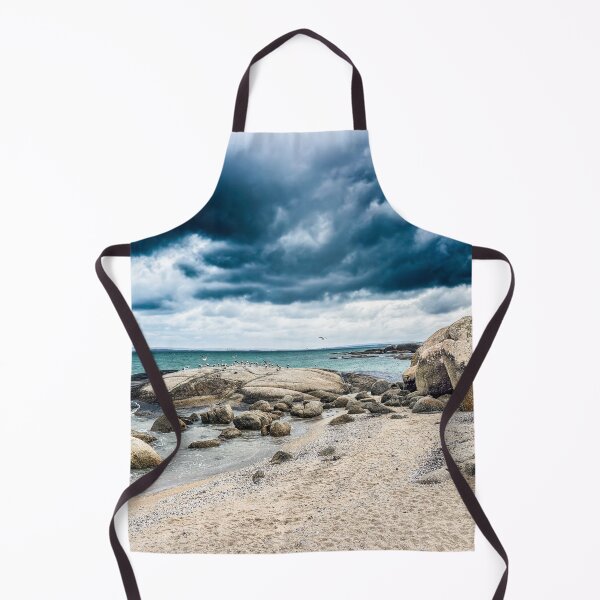 Item preview, Weathered Ocean Boulders and Sandy Shoreline designed and sold by Coastal Wearable Art & Home Decor.