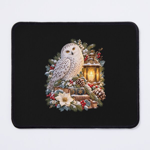 Item preview, Enchanted Snowy Owl & Lantern | Cozy Winter Cottagecore Bookish Aesthetic designed and sold by ChaseTees.