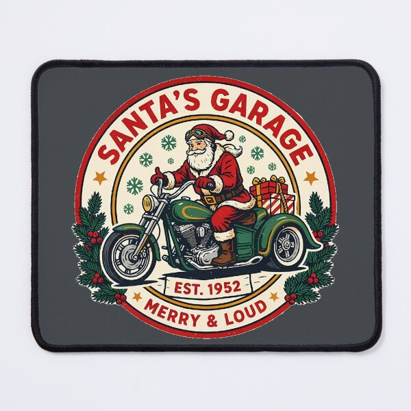 Item preview, Santa's Garage Motorcycle Santa designed and sold by LV-creator.