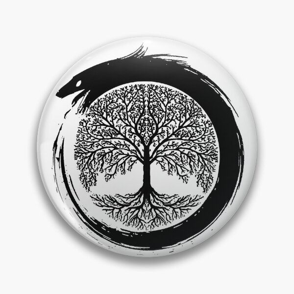 Artikelvorschau, Ouroboros und Yggdrasil – Der ewige Kreislauf des Lebens entworfen und verkauft von Faust-ART.