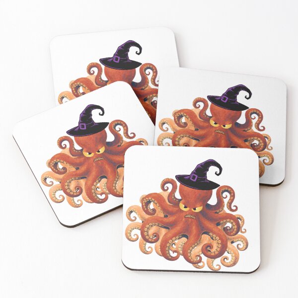 Item preview, Octopus Witch 1000 tentacles (Polvo bruxa mil tentáculos) designed and sold by DiFraia Studio.