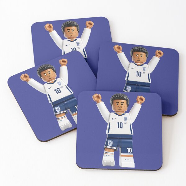 Item preview, Jude Bellingham Brick Football Player – LEGO Style designed and sold by briestudio.
