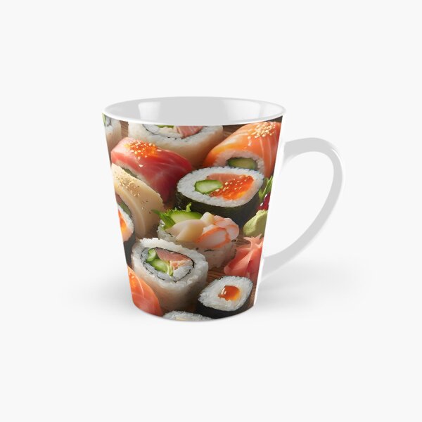 Item preview, Fresh Sushi Platter Pattern designed and sold by Sybille-Yates.