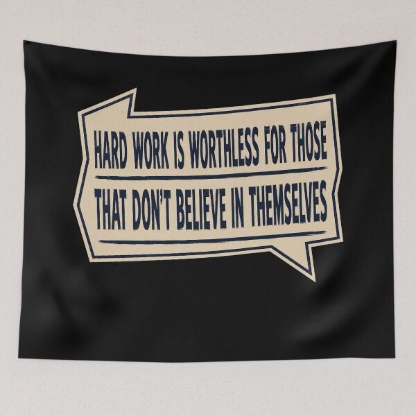 Item preview, Hard Work Quote designed and sold by Randalllane.