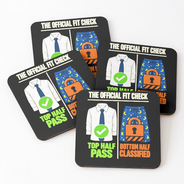Item preview, Top Half Pass Work From Home Humor designed and sold by elderberry.