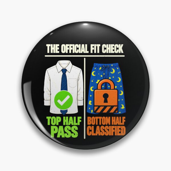 Item preview, Top Half Pass Work From Home Humor designed and sold by elderberry.