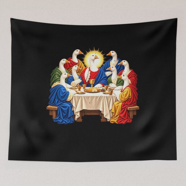 Item preview, Geese at a Sacred Feast designed and sold by elderberry.