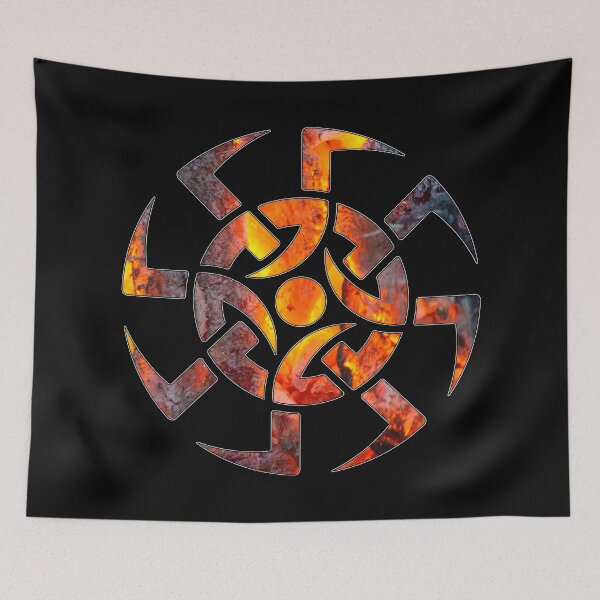 Item preview, Fiery Kolovrat - Slavic sun designed and sold by Faust-ART.
