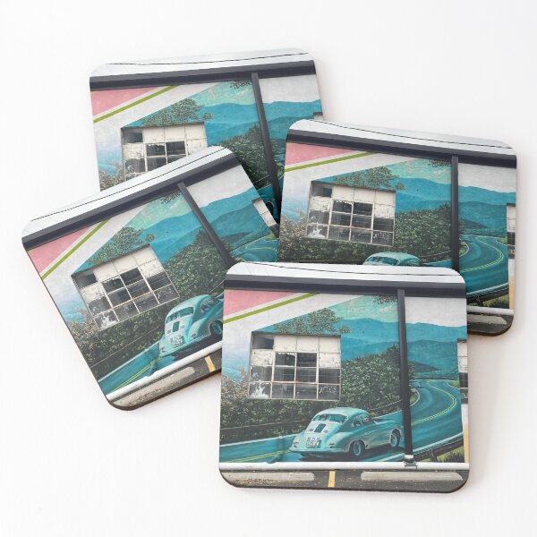 Item preview, Retro Car Mural Photograph designed and sold by rosestuart.