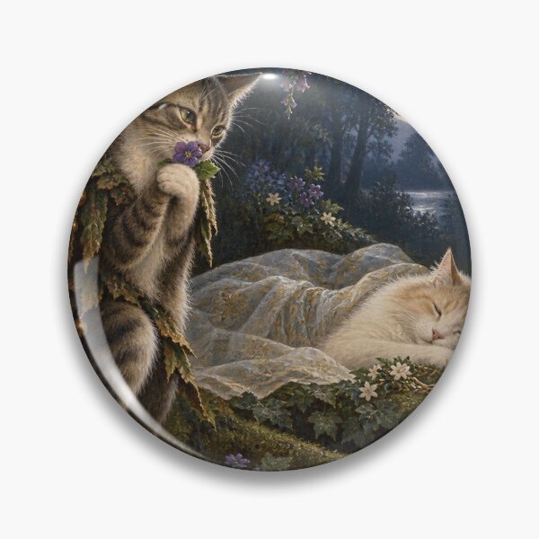 Item preview, Puck's Secret Flower in Moonlit Woods designed and sold by Ocelot-T.