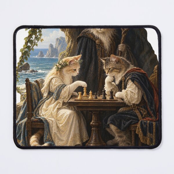 Item preview, The Tempest Cats at Chess designed and sold by Ocelot-T.