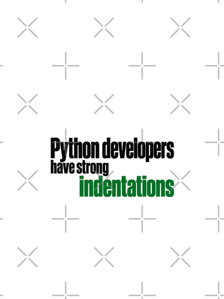 Thumbnail 4 of 4, iPhone Case, Python Developers Have Strong Indentations Funny Coding Typography designed and sold by ThreadQuirk.